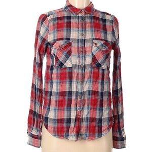 [Free add on item] Plaid L.O.G.G Button-Up Shirt